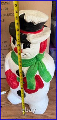 1999 Grand Venture Blow Mold Snowman Lighted Original Wiring Tested Works