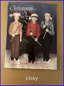 2001 UNION PRODUCTS CHRISTMAS BLOW MOLD CATALOG. GOOD CONDITION Removing Sunday