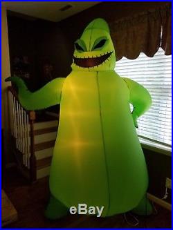 2005 Nightmare Before Christmas Oogie Boogie 8ft Halloween Inflatable Gemmy