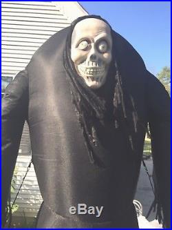 2006 Air Inflatable Rare Grim Reaper 7' Rubber Face & Hands