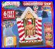 2006 Gemmy 6′ Rotating Gingerbread House LIGHTED Christmas Inflatable Airblown