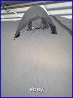 2006 Gemmy Halloween 6ft Whirlwind Globe Airblown Inflatable Skulls Grim Reaper