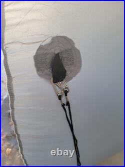 2006 Gemmy Halloween 6ft Whirlwind Globe Airblown Inflatable Skulls Grim Reaper