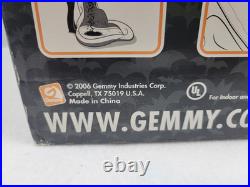 2006 Gemmy Halloween 6ft Whirlwind Globe Airblown Inflatable Skulls Grim Reaper