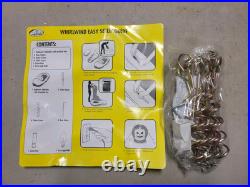 2006 Gemmy Halloween 6ft Whirlwind Globe Airblown Inflatable Skulls Grim Reaper