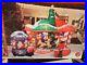 2007 Gemmy Air Blown Inflatable 9′ Rotating Christmas Carousel w Ticket Booth