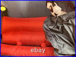 2009 Gemmy 7' Hot Rod Hearse With Dracula Lighted Airblown Inflatable Works