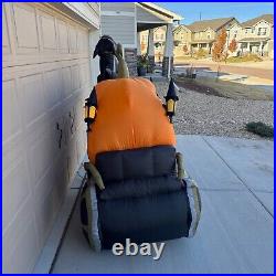 2010 Reaper Riding Horse Drawn Carriage Halloween Inflatable Yard Decoration