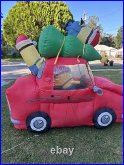 2016 Gemmy 8' Minions In Car withChristmas Tree Lighted Airblown Inflatable 2016 Gemmy 8' Minions In Car withChristmas Tree Lighted Airblown Inflatable