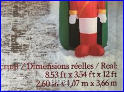 2017 Gemmy COLOSSAL 12' Toy Shop Archway Lighted Christmas Inflatable Airblown