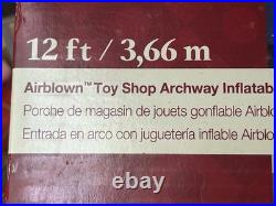 2017 Gemmy COLOSSAL 12' Toy Shop Archway Lighted Christmas Inflatable Airblown