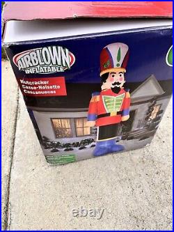 2020 Gemmy Airblown Inflatable 20 Foot Tall Nutcracker RARE SIZE AS IS
