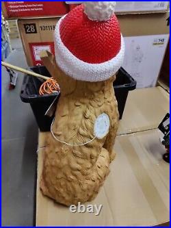 2024 Blow Mold LED 2.5' Christmas Golden Doodle Dog Decor Brand NEW