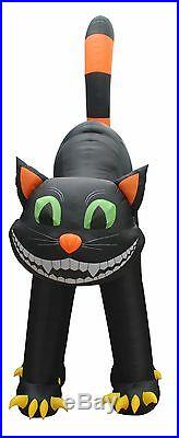 20 Foot Animated Halloween Air Blown Inflatable Yard Decoration Black Cat Decor