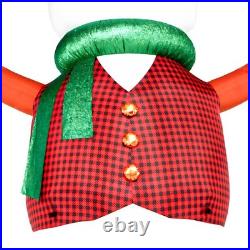 20 Ft COLOSSAL SNOWMAN Air blown Lighted Yard Inflatable