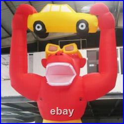 20ft Inflatable Advertising Giant Gorilla Holding A Car With Air Blower New