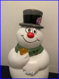 24 Frosty The Snowman Lighted Blow Mold Christmas Decoration 2022