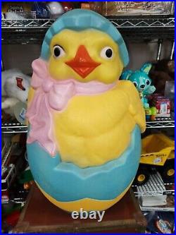 24 Vintage Easter Chick in Egg Blow Mold, Carolina Enterprises, Rare, HTF