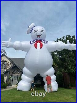 26 Feet Oversized Huge Ghostbusters Stay Puft Inflatable Best Halloween Decor