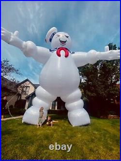 26 Feet Oversized Huge Ghostbusters Stay Puft Inflatable Best Halloween Decor