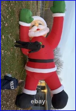 26 Foot Inflatable Climbing Santa Claus
