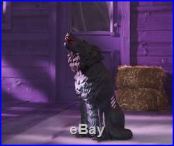 28 Halloween LED Animated Howling Werewolf Prop Haunted House Decor