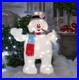 2.5 FT LED FROSTY THE SNOWMAN Tinsel Lighted Yard Decoration