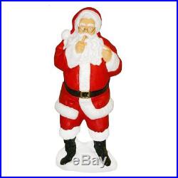 #2 DENTED Blow Mold Plastic Yard Christmas Decor outdoor Light Santa Claus new