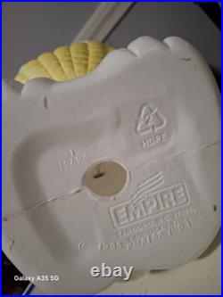 2 Empire Easter Rabbit Plastic Blow Mold White 1995 Bunny Basket 22 You get 2