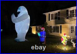 2-STORY! GIGANTIC 15-FT. BUMBLE THE SNOWMAN Airblown Rudolph's Lawn Display