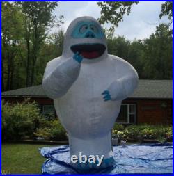 2-STORY! GIGANTIC 15-FT. BUMBLE THE SNOWMAN Airblown Rudolph's Lawn Display