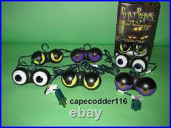 2 Sets Halloween Lights Peep N Peepers Outdor Bushes Party Spooky Evil Eyeballs