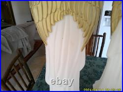 2 Tpi Angels W / Trumpets Christmas Blow Molds (both Working)