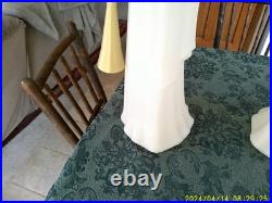 2 Tpi Angels W / Trumpets Christmas Blow Molds (both Working)