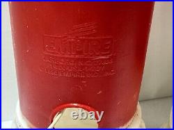 2 Vintage 1973 CHRISTMAS CANDLE NOEL BLOW MOLD EMPIRE Plastic