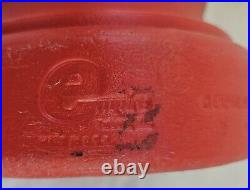 2 Vintage Empire Blow Mold Light Up Christmas Lantern Flame Lamp Post Candle 39