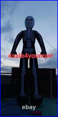 32' Foot Led Inflatable Skeleton Halloween Custom Made One Of A Kind