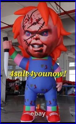 32' Foot Tall Inflatable Chucky Doll With Led Lights Custom Made! New