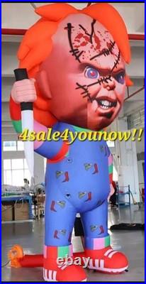 32' Foot Tall Inflatable Chucky Doll With Led Lights Custom Made! New