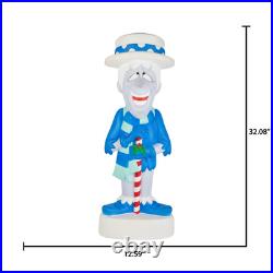 32 Heat Miser & Snow Miser LED Lighted Blow Mold Outdoor Christmas Decor Gemmy