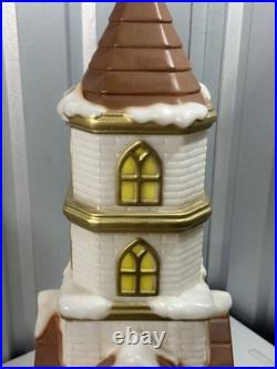 32 Lighted Blow Mold Church Christmas Decor Indoor Outdoor YCA-0FG2