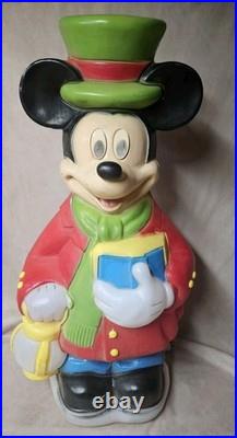 33 1/2 DISNEY-Mickey and Minnie Mouse Blow Molds Christmas Santas Best- Vintage
