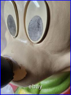 33 1/2 DISNEY-Mickey and Minnie Mouse Blow Molds Christmas Santas Best- Vintage