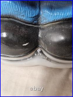 33 1/2 DISNEY-Mickey and Minnie Mouse Blow Molds Christmas Santas Best- Vintage