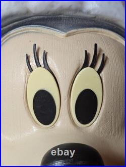 33 1/2 DISNEY-Mickey and Minnie Mouse Blow Molds Christmas Santas Best- Vintage