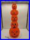 34 Don Featherstone Stacking Pumpkins Totem Pole Blow Mold Tested Mint W Cord