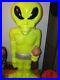 36 Space Alien Green Blow Mold Light Up General Foam Plastics USA Halloween
