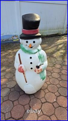 38 Vintage Empire Snowman Carrot Nose Blow Mold