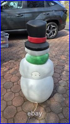 38 Vintage Empire Snowman Carrot Nose Blow Mold