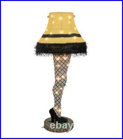 3 FT A CHRISTMAS STORY Tinsel Leg Lamp Light Up Sculpture Lighted LED Prop New